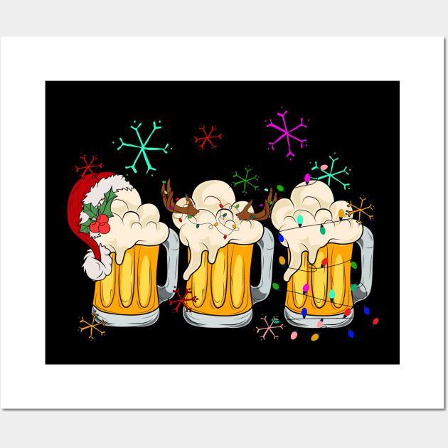 Merry Beermas Wall Art by VisionDesigner